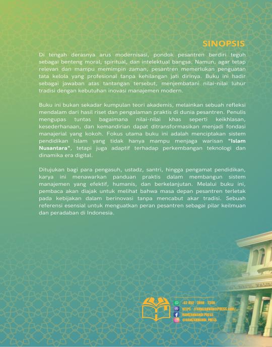 Manajemen Pondok Pesantren   Teori, Praktik, dan Pengembangan Kelembagaan